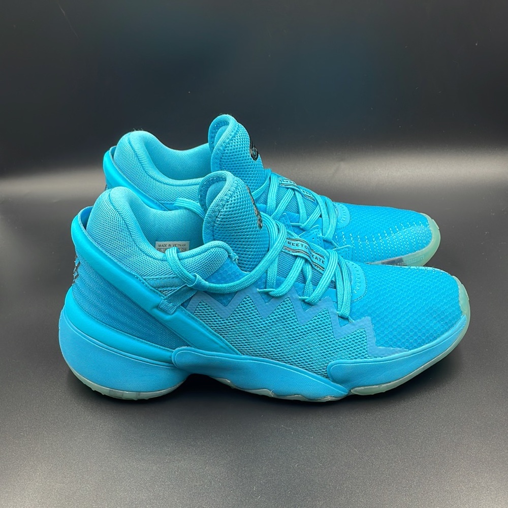 Adidas D.O.N.‎ Issue #2 Crayola Signal Cyan Mens Sz 8